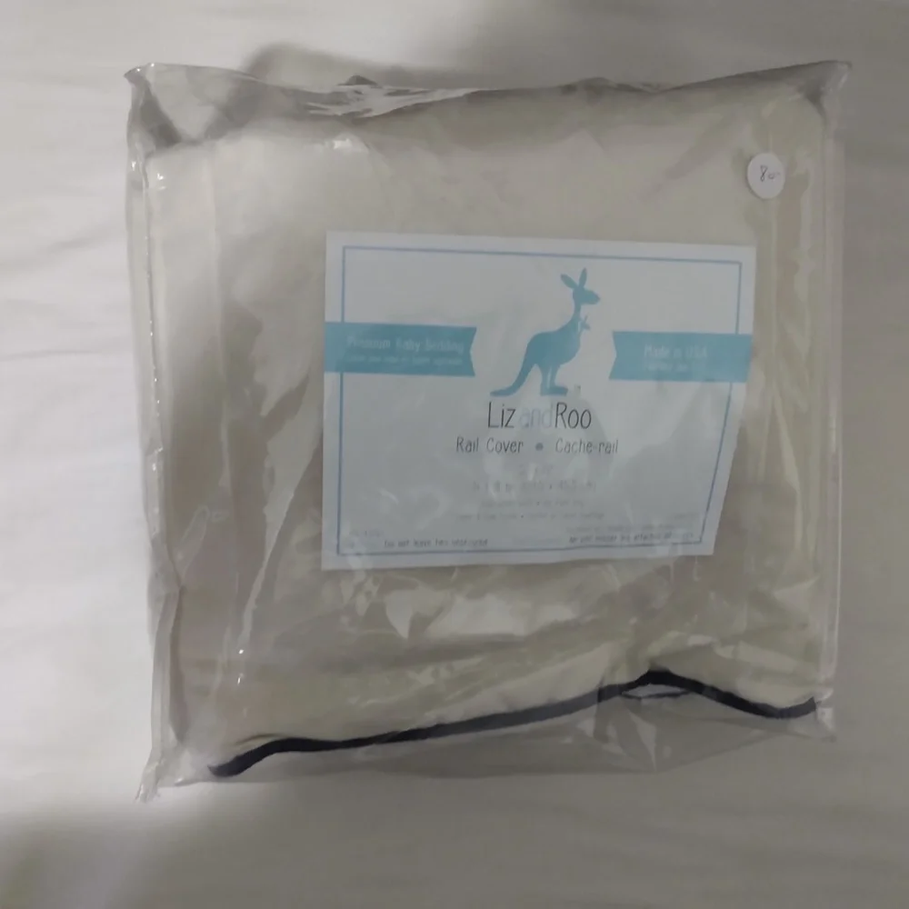 Classic White Cushion with Navy Tie Trim - Home Bedding